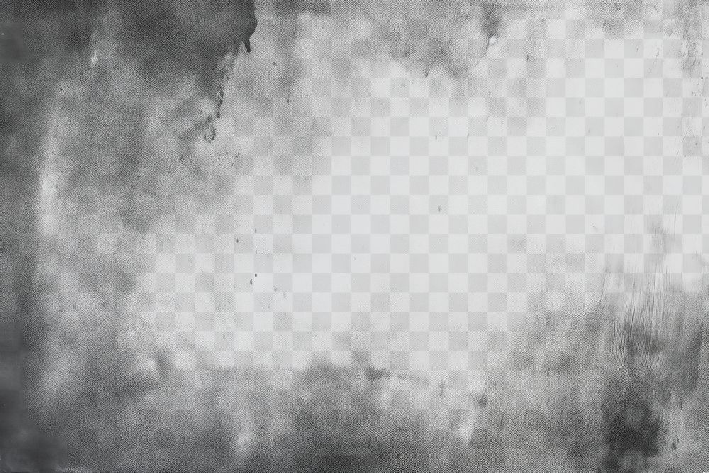 Dark grunge  png overlay effect, transparent background