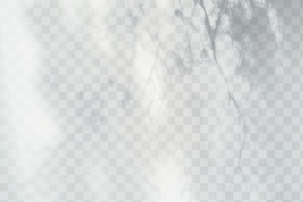 Ethereal abstract shadow  png overlay effect, transparent background