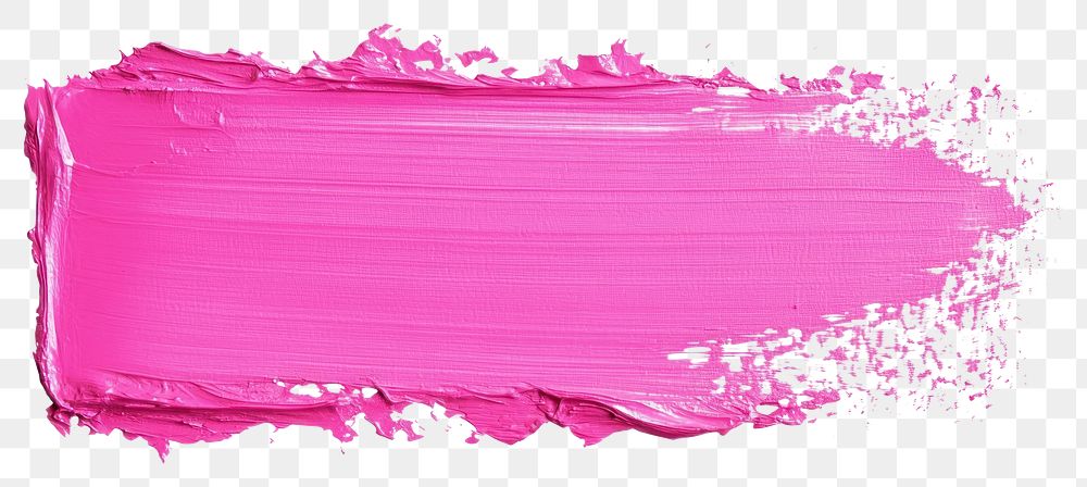 PNG Pink flat paint brush stroke brushstroke artistic texture.