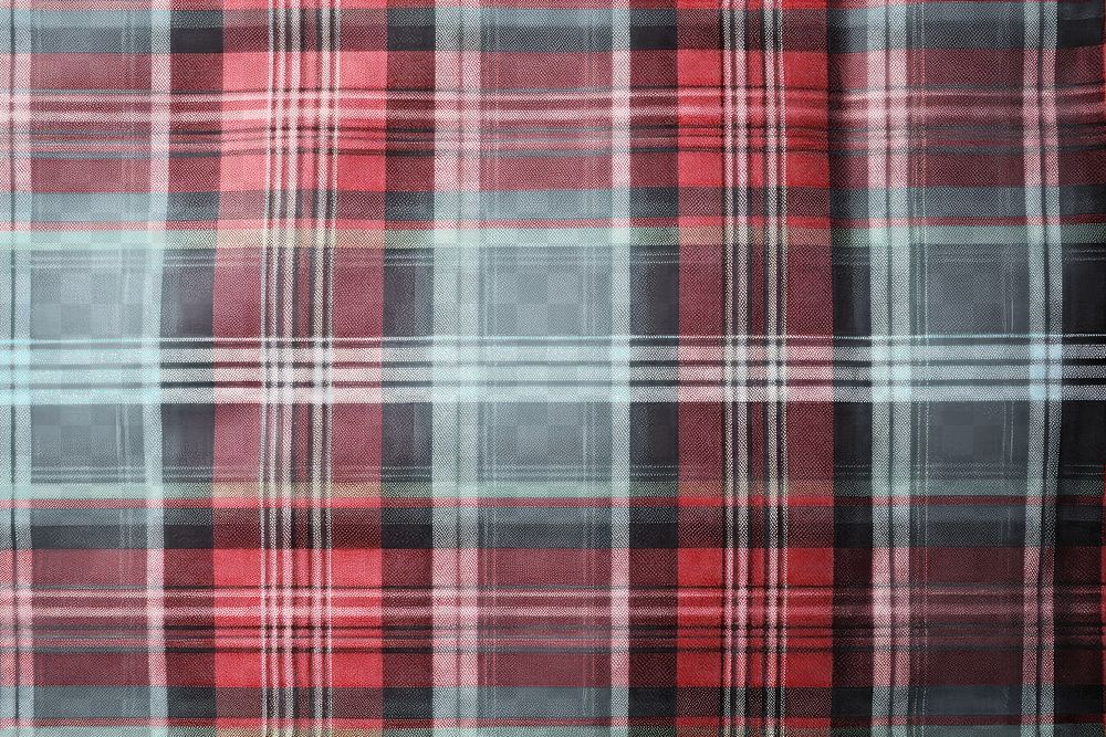 Vibrant red plaid pattern  fabric texture png overlay effect, transparent background