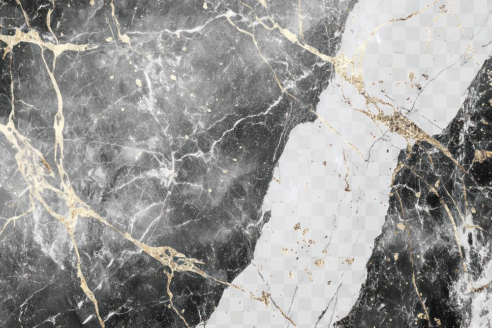 PNG Top table marble texture background black gold.