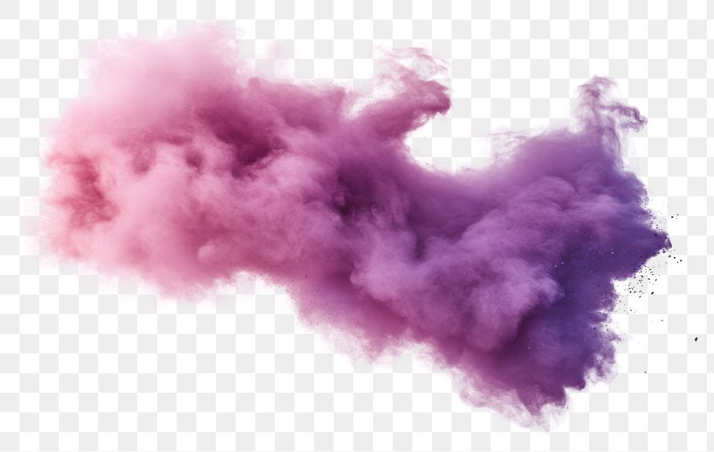 PNG Vibrant pink purple powder explosion