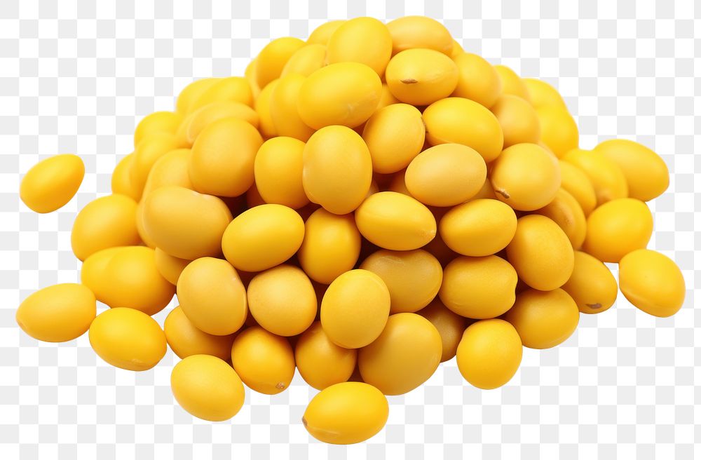 PNG Yellow soybeans seeds vegetable plant pill.