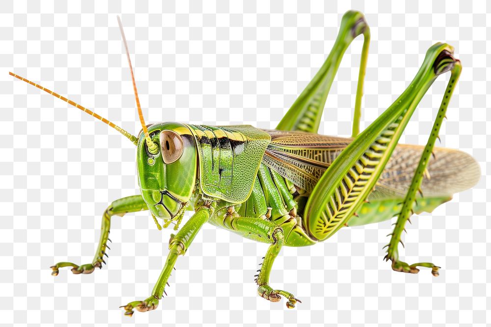 PNG Green grasshopper locust animal insect 