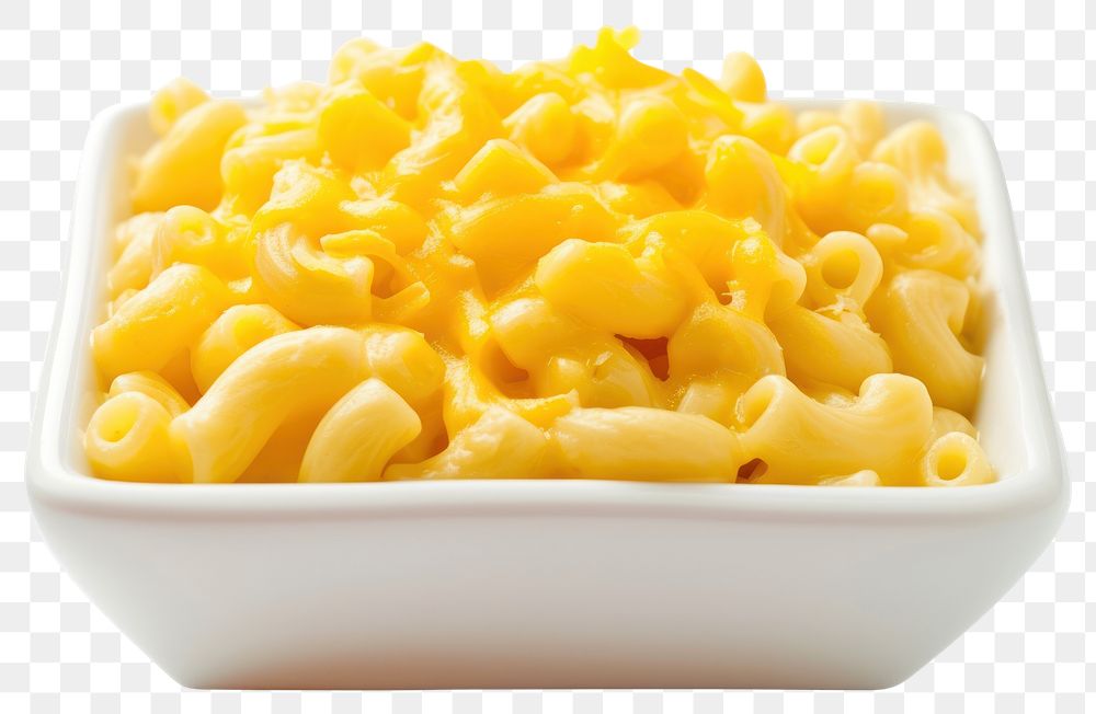 PNG Mac and cheese pasta food bowl.