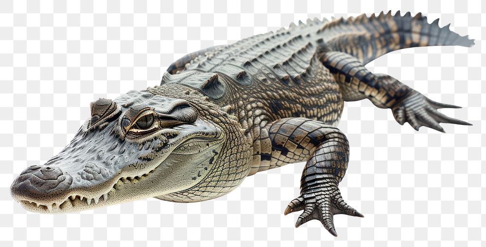 PNG Crocodile reptile animal lizard.