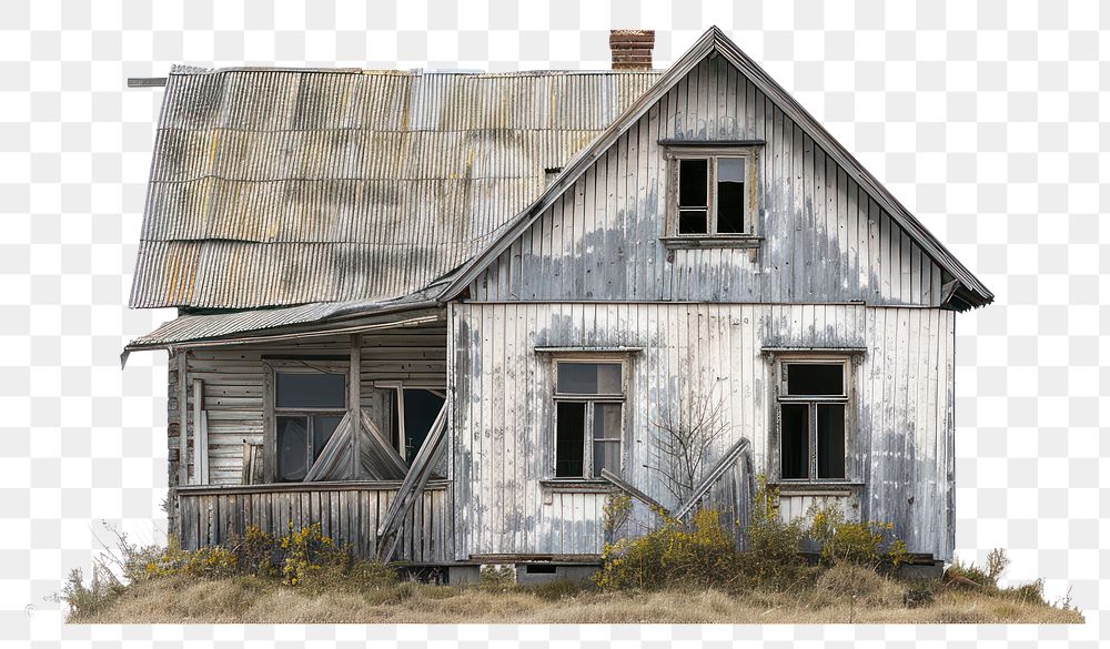 PNG Farm house building destroyed building architecture countryside outdoors.