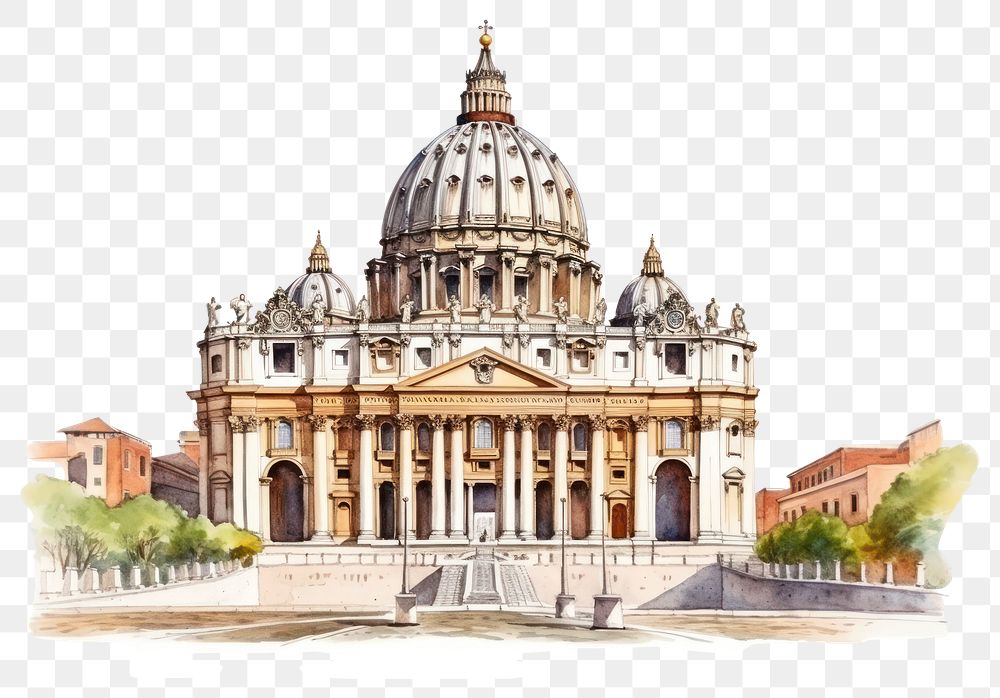 PNG Vatican architecture iconic landmark