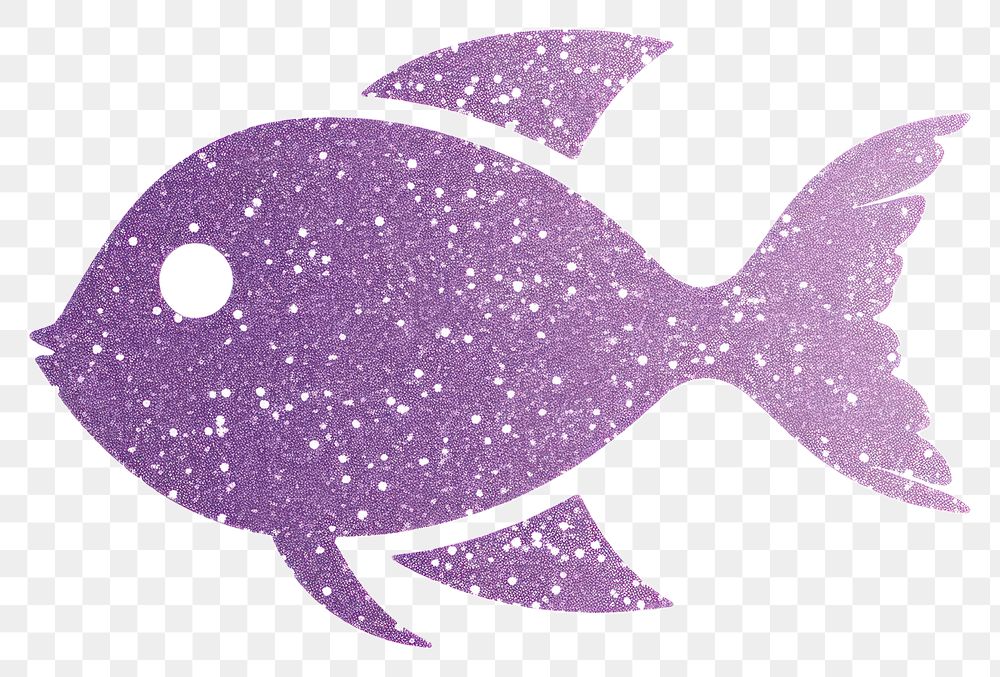 PNG Purple fish icon animal white background underwater.