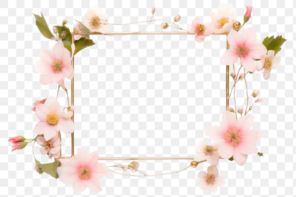 PNG Flower blossom wreath plant.