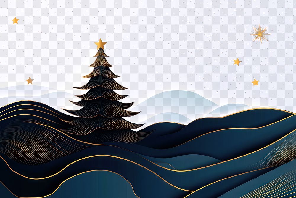 PNG Christmas tree christmas background elegant.