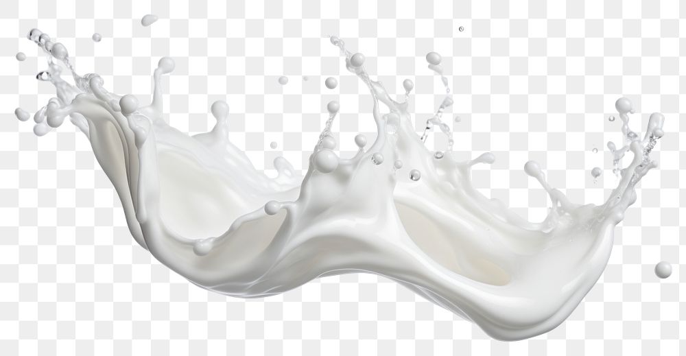 PNG Milk splash background dairy white.