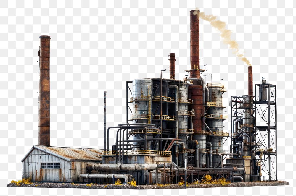 PNG Industry architecture building refinery.