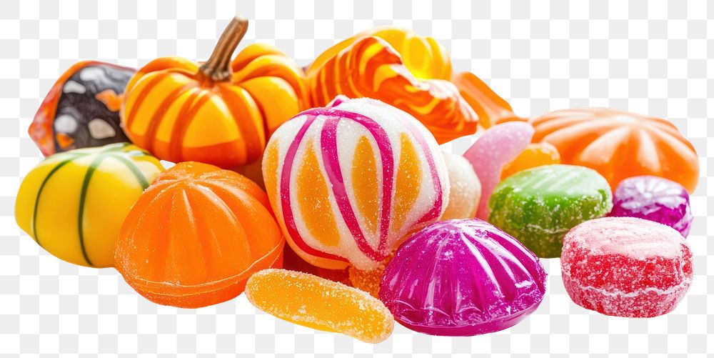 PNG Halloween candies sweets candy halloween.