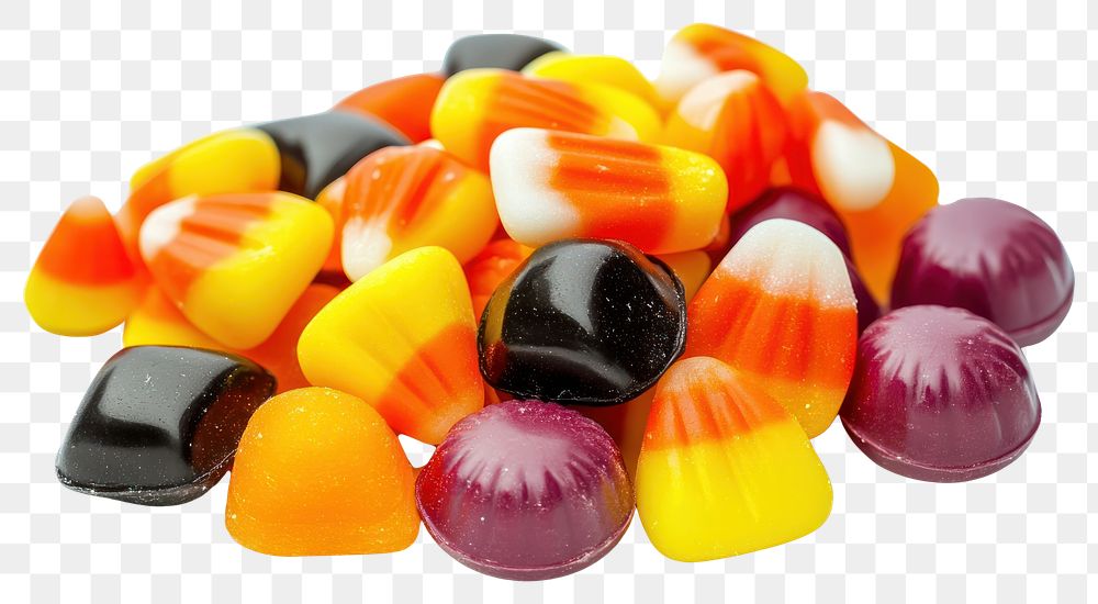 PNG Halloween candies sweets candy confectionery.