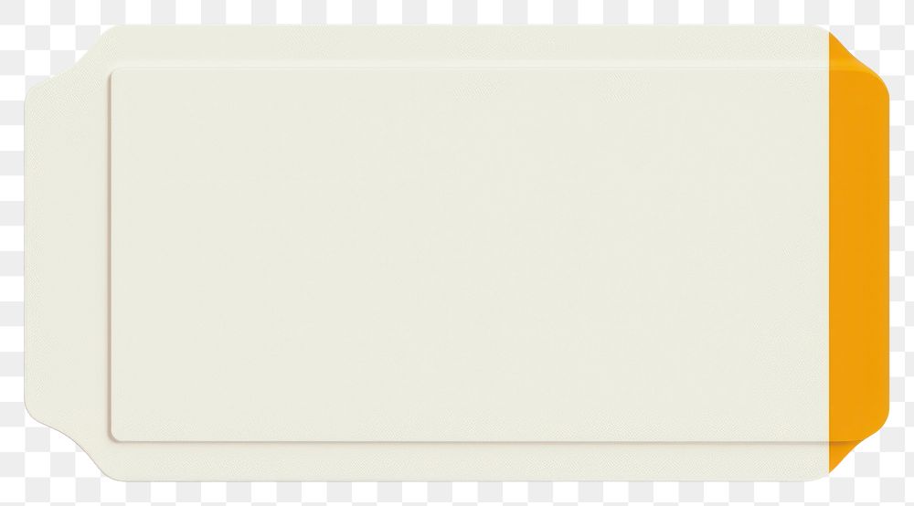 PNG Minimalist blank rectangular card