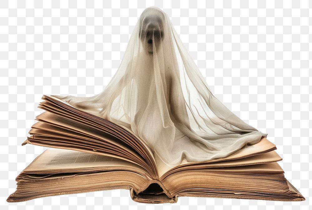 PNG GHOST book ghost open.