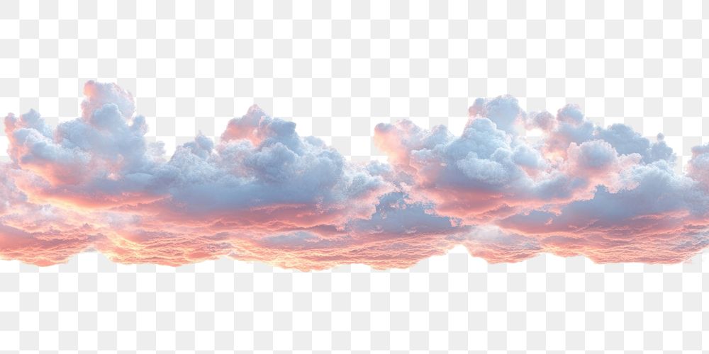 PNG Aesthetic evening sky weather nature cloud.