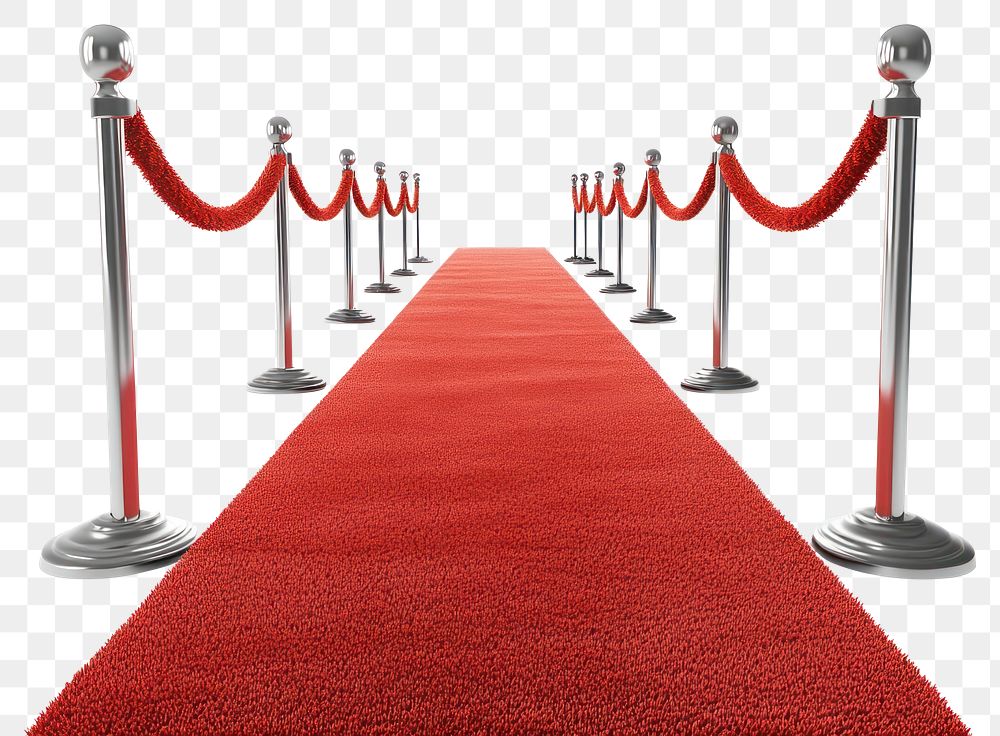 PNG Red carpet stanchions premiere velvet.