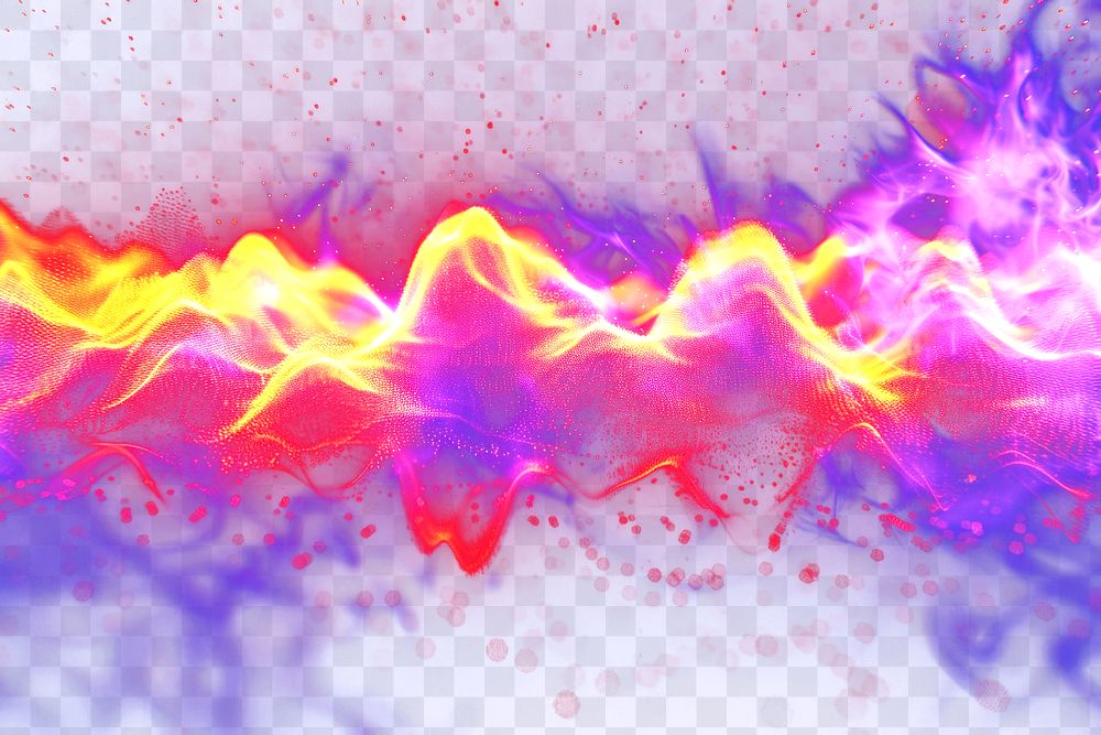 PNG A digital sound wave background vibrant purple.