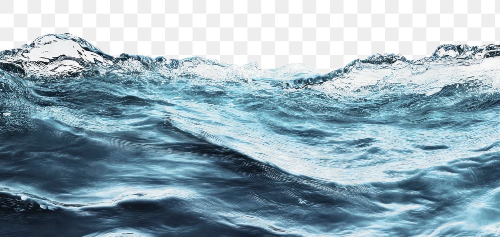 PNG Water wave underwater blue ocean background landscape waves.