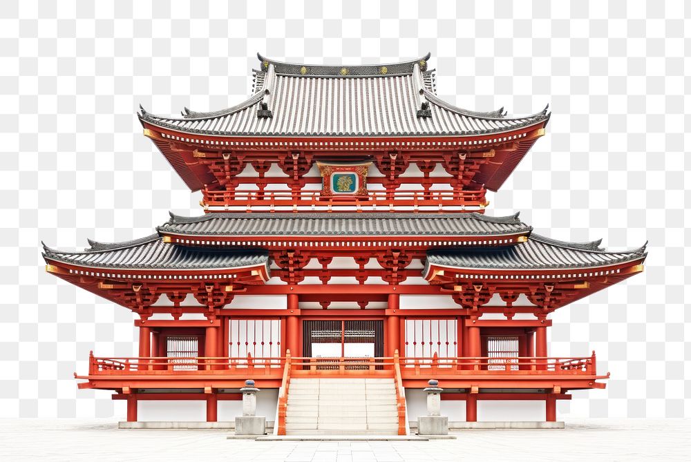 PNG Japanese temple architecture building religion. 