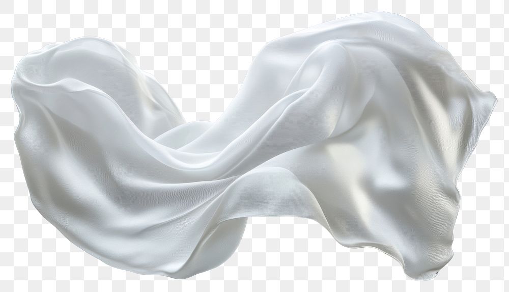 PNG White silk fabric abstract material wedding.