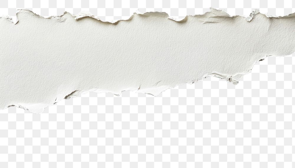 PNG Paper with a torn edge background ripped white.