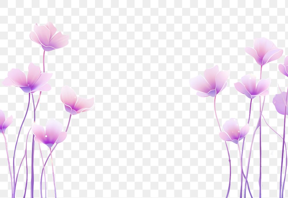 PNG Light violet flowers backgrounds abstract outdoors. 