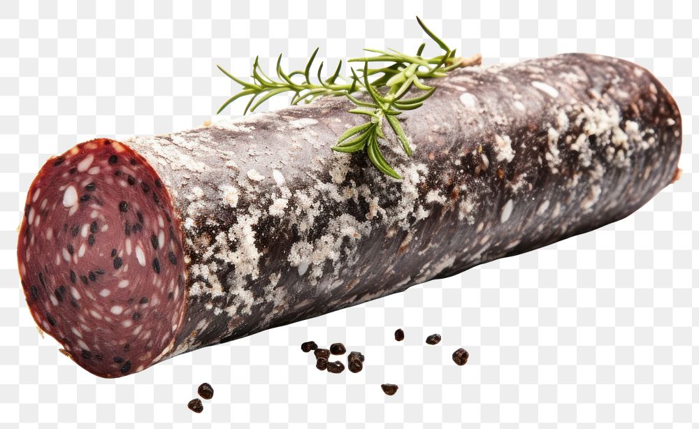 PNG Black pepper salami meat food 