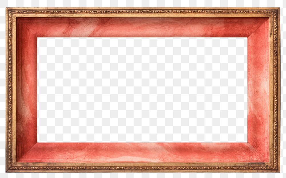 PNG Vintage washi tape frame painting art photo frame.