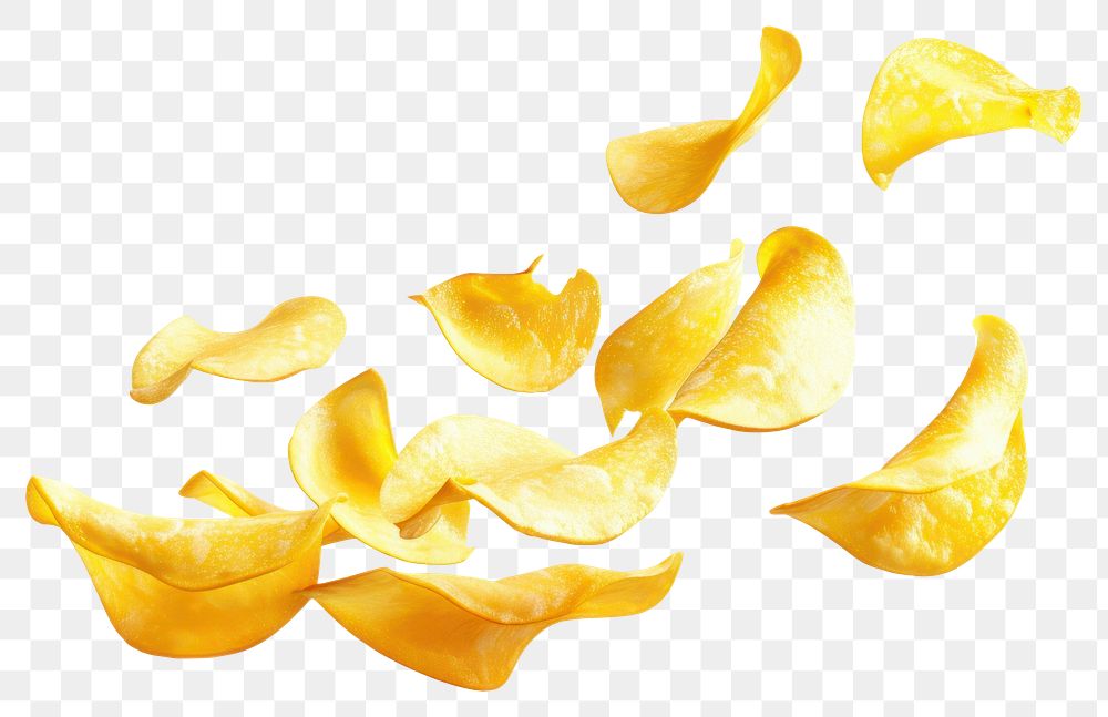 PNG Potato chips background yellow snack.