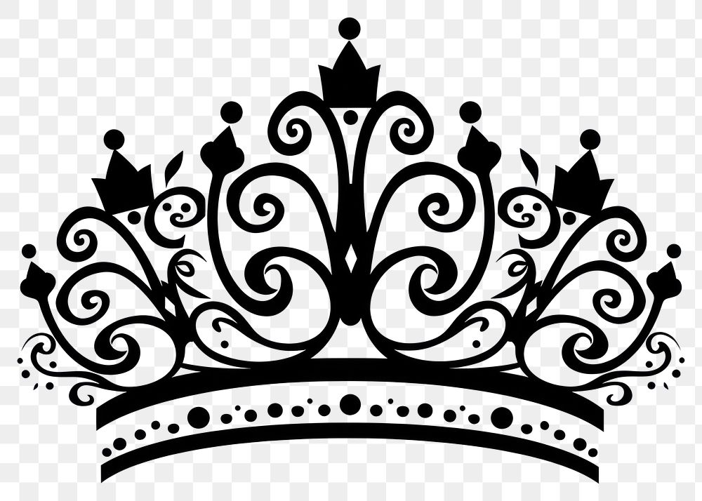 PNG Tiara illustration design vector.