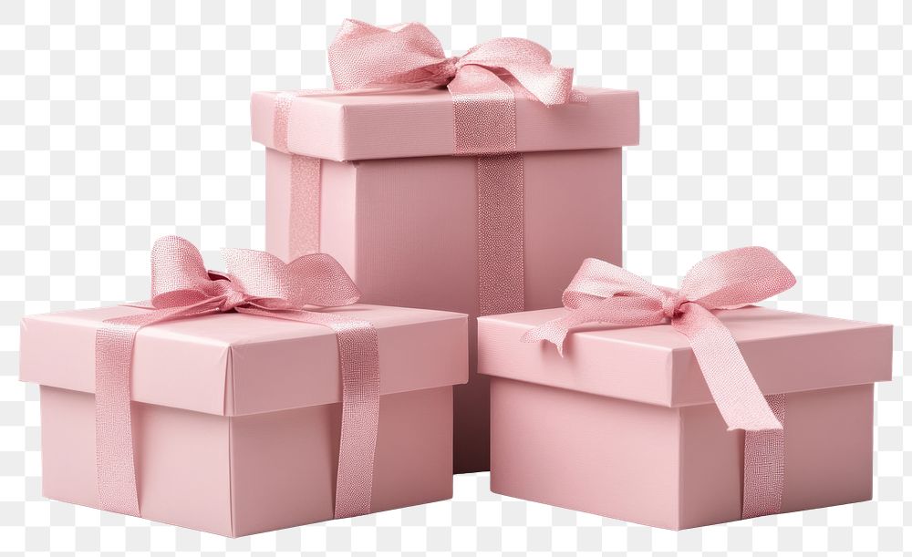 PNG Pink gift boxs boxes pink gift boxes letterbox.