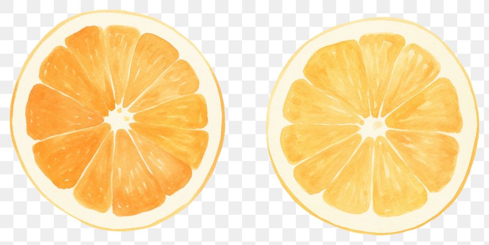 PNG Orange as divider watercolor grapefruit produce plant.