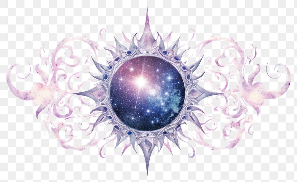 PNG Celestial jewelry symbol white background. 