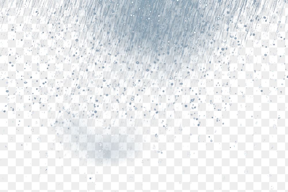 PNG Realistic rain effect background texture falling.