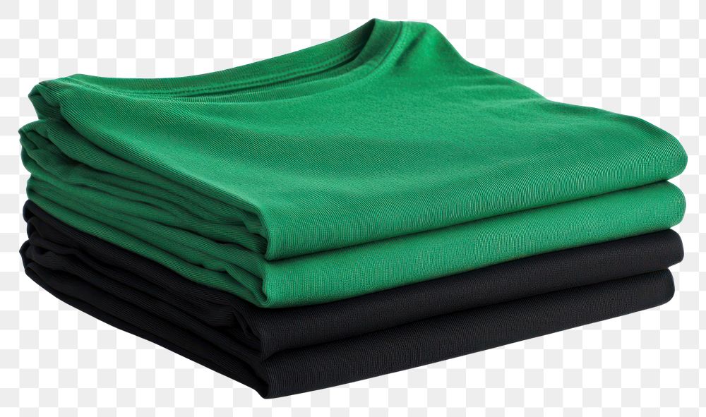 PNG Clothing apparel folded green.