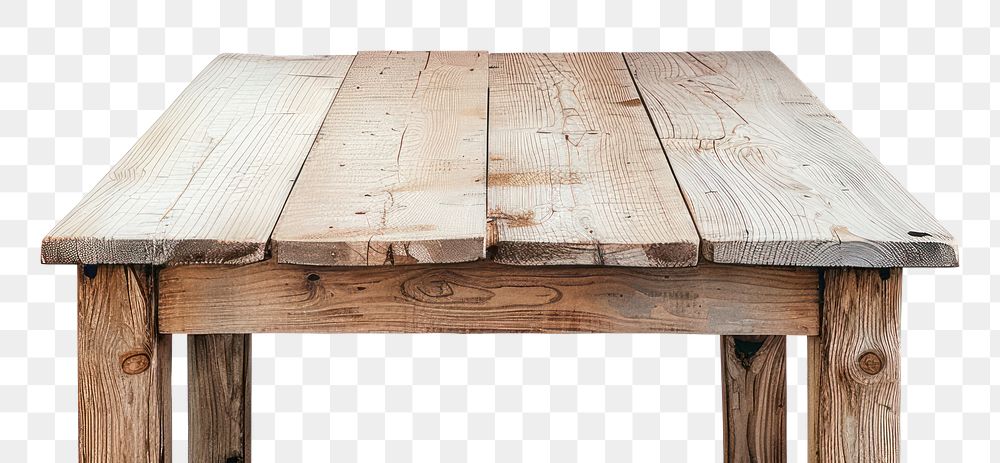 PNG Wooden table furniture tabletop farmhouse.