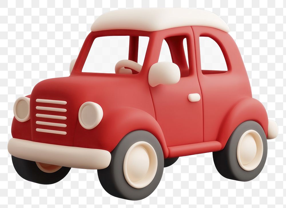 PNG Christmas car illustration vehicle toy.