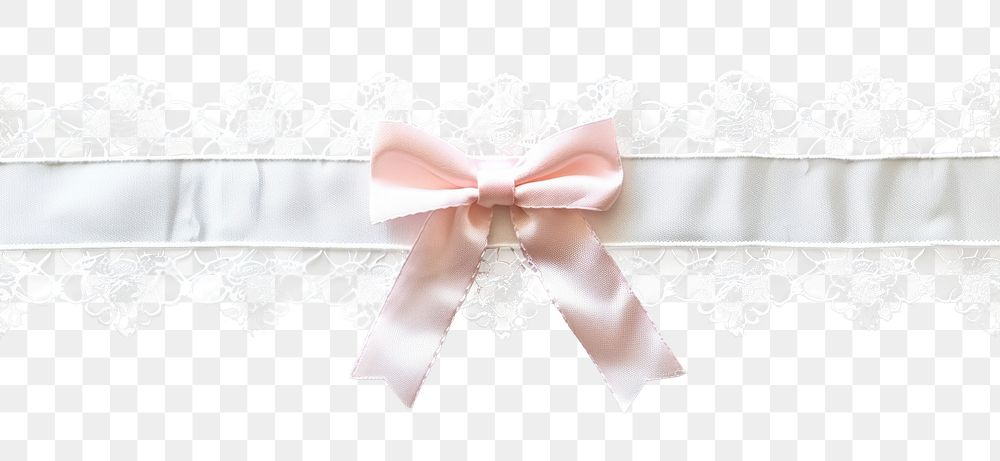 PNG Coquette white lace ribbon divider romantic touch pink.