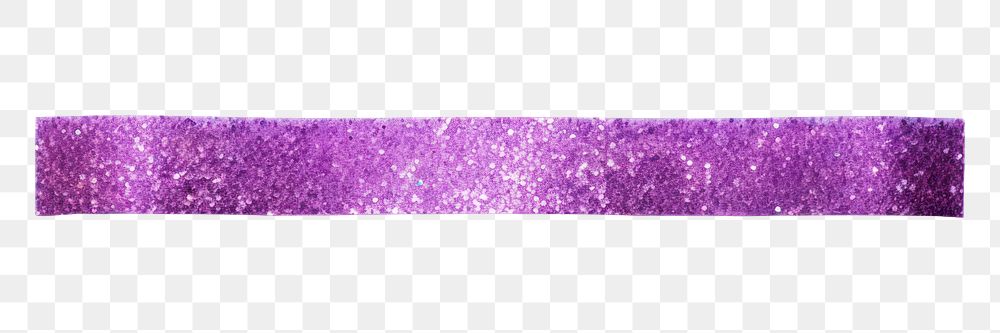 PNG Violet glitter adhesive strip white background rectangle amethyst.