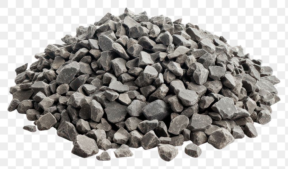 PNG Real pile of gravel rocks gray construction.