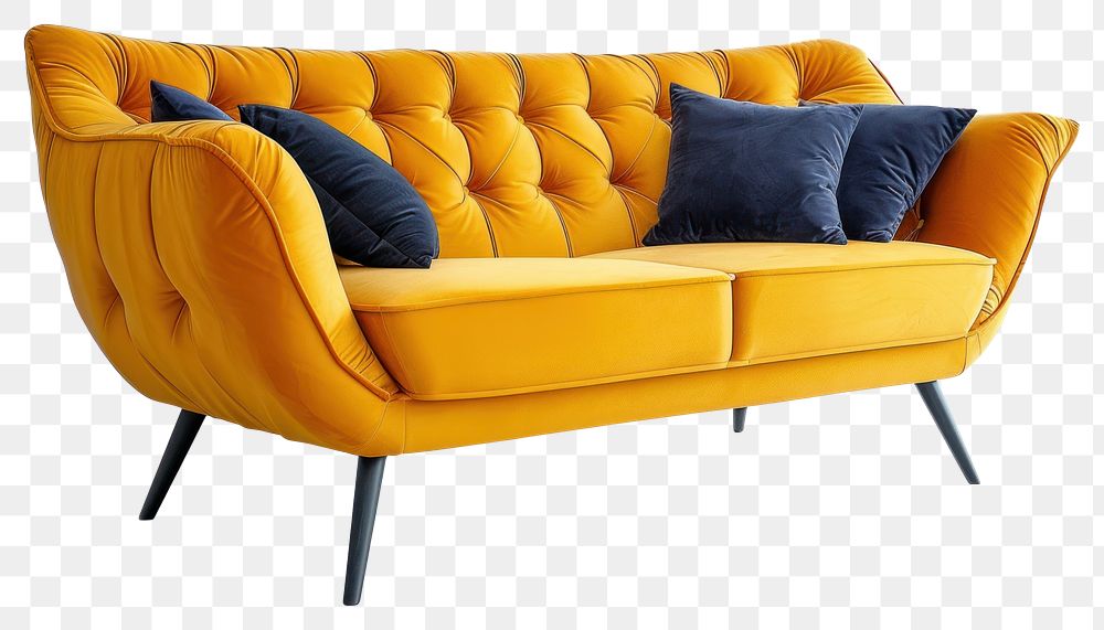 PNG Modern sofa furniture cushion chair.