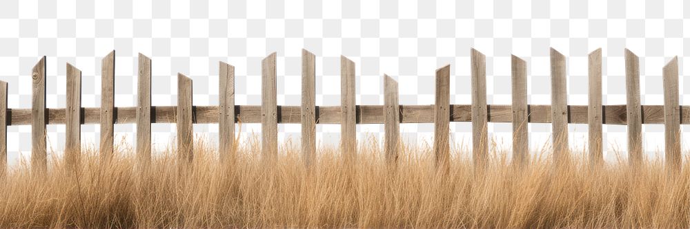 PNG Fence outdoors nature wood. 