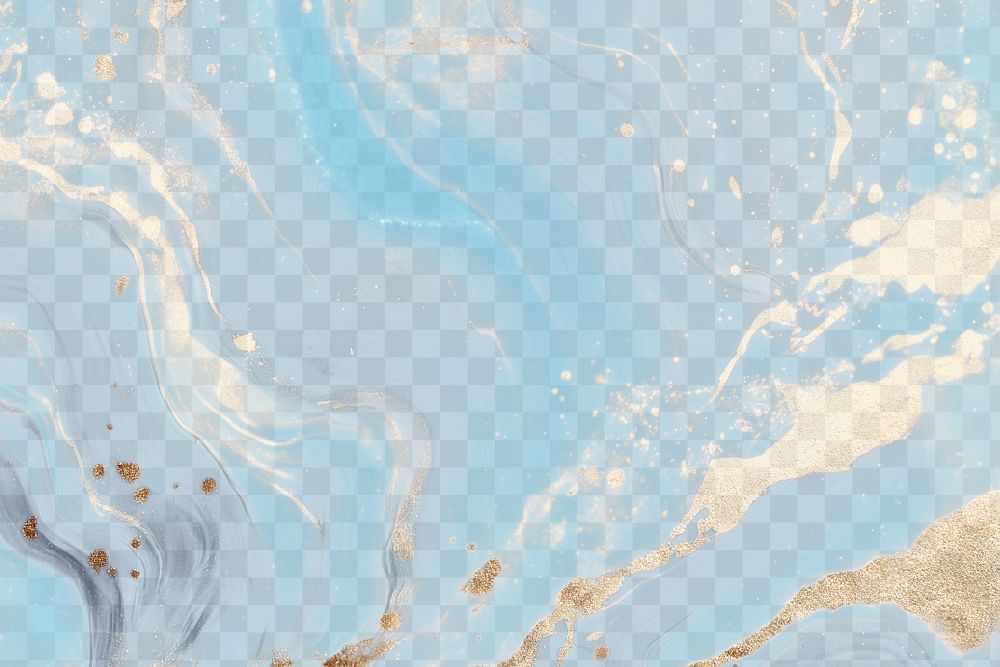 PNG Blue marble gold splashes background abstract accessories.