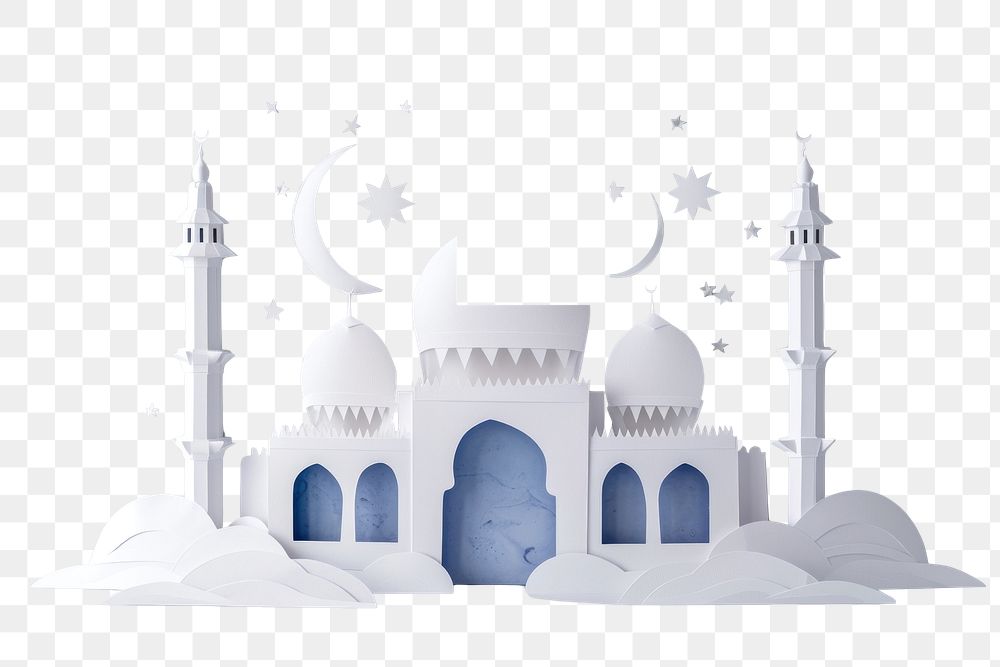 PNG Eid mubarak architecture building craft.