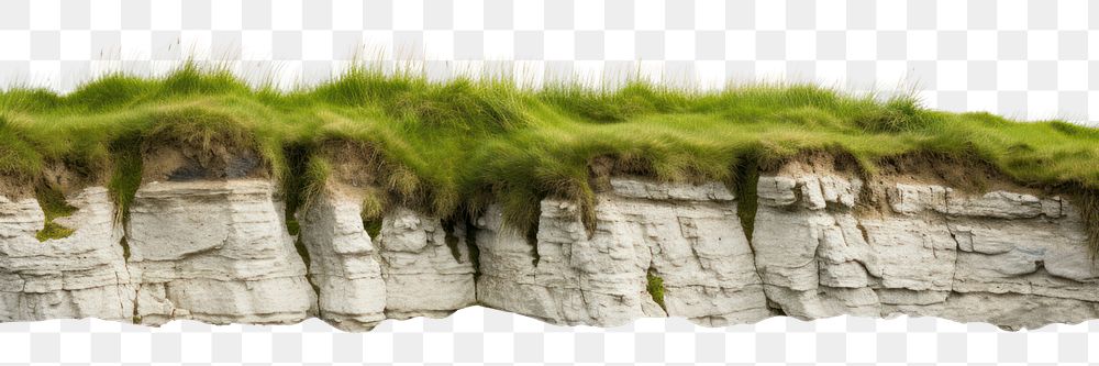 PNG Cliff outdoors nature grass.