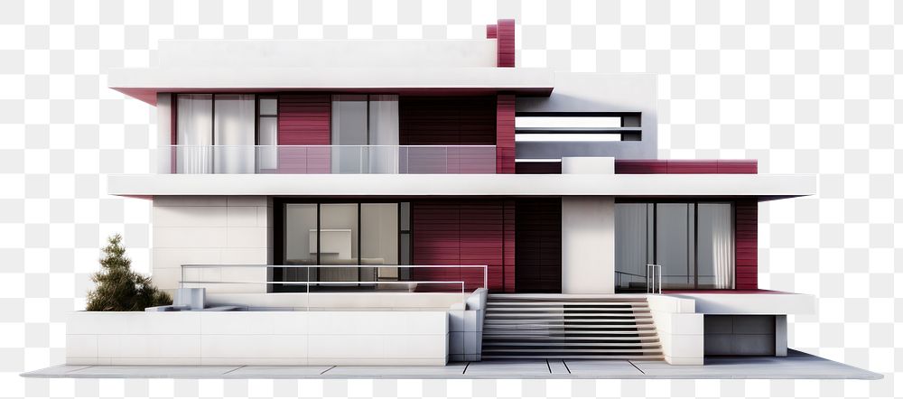 PNG A modern house architecture building city. AI generated Image by rawpixel.