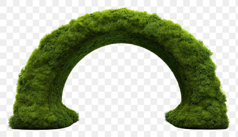 PNG Rounded arch icon moss outdoors nature.